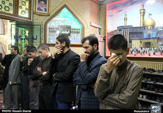 گزارش تصویری | مراسم ختم محسن حاجی حسنی کارگر قاری جان باخته در حادثه منا | عکس : حسین شریعت / شهرآرا