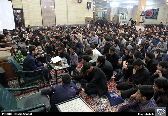 گزارش تصویری | مراسم ختم محسن حاجی حسنی کارگر قاری جان باخته در حادثه منا | عکس : حسین شریعت / شهرآرا