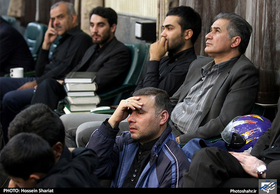 گزارش تصویری | مراسم ختم محسن حاجی حسنی کارگر قاری جان باخته در حادثه منا | عکس : حسین شریعت / شهرآرا