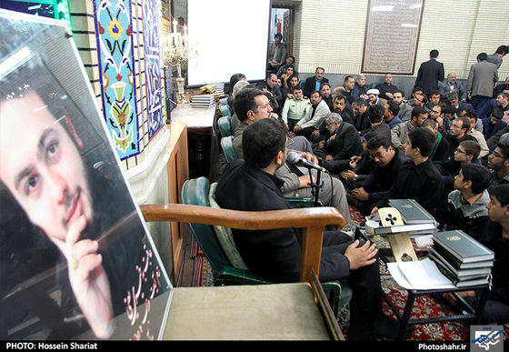 گزارش تصویری | مراسم ختم محسن حاجی حسنی کارگر قاری جان باخته در حادثه منا | عکس : حسین شریعت / شهرآرا