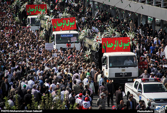 گزارش تصویری | مراسم تشییع پیکر جان باختگان فاجعه منا در مشهد | عکس : محمد حسن صلواتی /شهرآرا