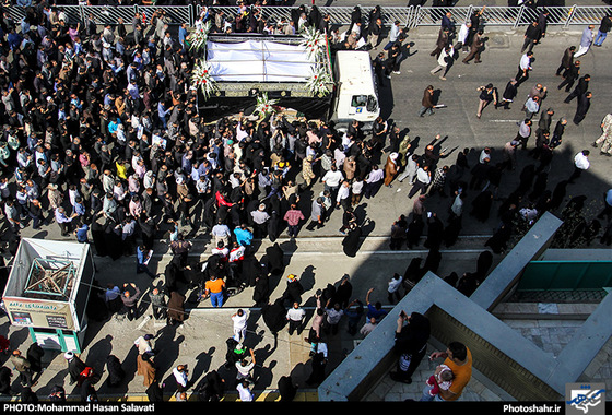 گزارش تصویری | مراسم تشییع پیکر جان باختگان فاجعه منا در مشهد | عکس : محمد حسن صلواتی /شهرآرا