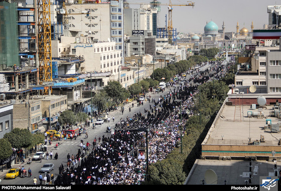 گزارش تصویری | مراسم تشییع پیکر جان باختگان فاجعه منا در مشهد | عکس : محمد حسن صلواتی /شهرآرا