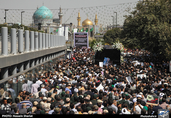 گزارش تصویری | مراسم تشییع پیکر جان باختگان فاجعه منا در مشهد | عکس : حسین شریعت/شهرآرا