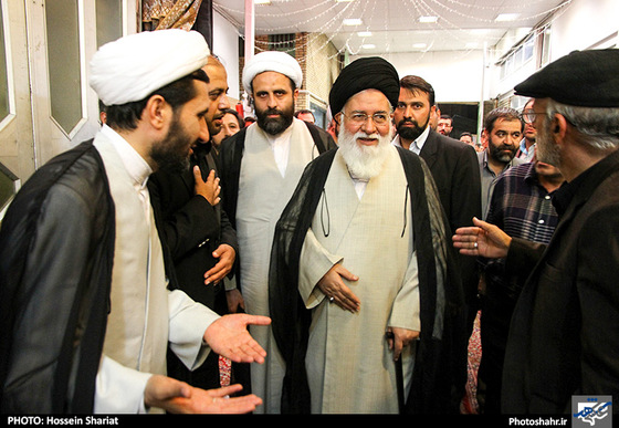 گزارش تصویری |آیت الله علم الهدی در مراسم بزرگداشت جانباختگان فاجعه ی منا در مهدیه مشهد | عکس : حسین شریعت / شهرآرا 
