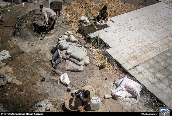 گزارش تصویری | گروه جهادی ساجدین در روستا کلات سید | عکس :محمد حسن صلواتی /شهرآرا