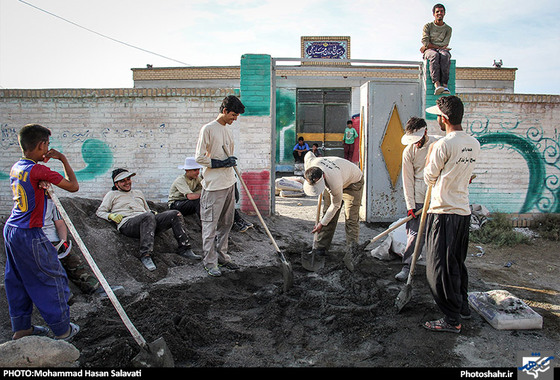 گزارش تصویری | گروه جهادی ساجدین در روستا کلات سید | عکس :محمد حسن صلواتی /شهرآرا