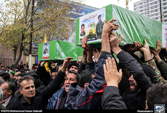گزارش تصویری/ تشییع دو شهید مدافع حرم در مشهد /عکاس : محمد حسن صلواتی /شهرآرا
