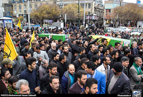 گزارش تصویری/ تشییع دو شهید مدافع حرم در مشهد /عکاس : محمد حسن صلواتی /شهرآرا