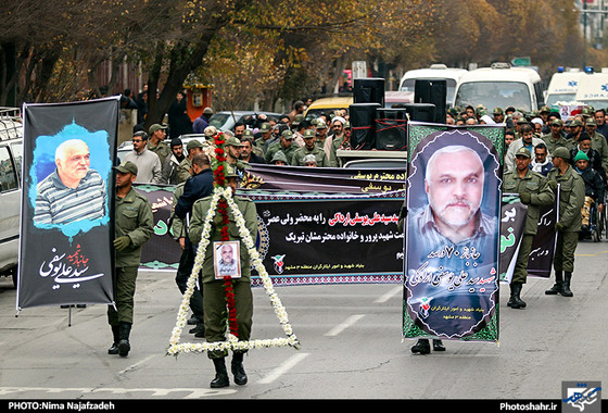 گزارش تصویری | تشییع پیکر جانباز شهید سید علی یوسفی در مشهد | عکس : نیما نجف زاده /شهرآرا