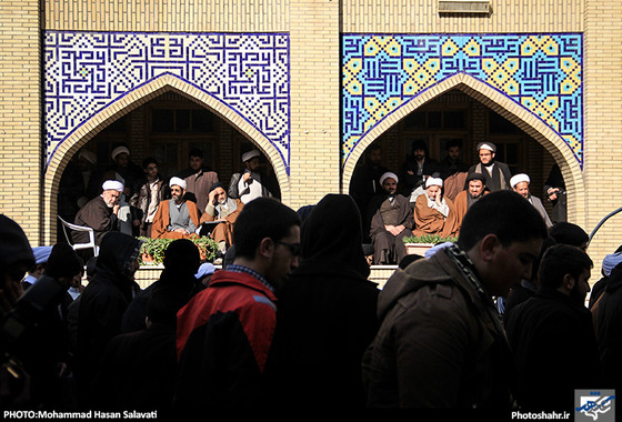  تجمع طلاب حوزه های علمیه مشهد در حمایت از شیعیان نیجریه | عکس : محمد حسن صلواتی /شهرآرا