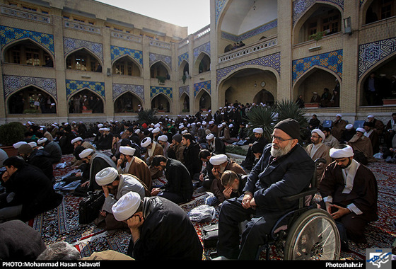  تجمع طلاب حوزه های علمیه مشهد در حمایت از شیعیان نیجریه | عکس : محمد حسن صلواتی /شهرآرا