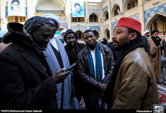  تجمع طلاب حوزه های علمیه مشهد در حمایت از شیعیان نیجریه | عکس : محمد حسن صلواتی /شهرآرا