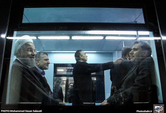 گزارش تصویری | بهره برداری رسمی از توسعه خط یک قطارشهری مشهد با حضور رئیس جمهور | عکس : محمد حسن صلواتی /شهرآرا