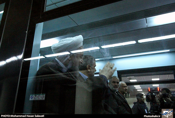 گزارش تصویری | بهره برداری رسمی از توسعه خط یک قطارشهری مشهد با حضور رئیس جمهور | عکس : محمد حسن صلواتی /شهرآرا