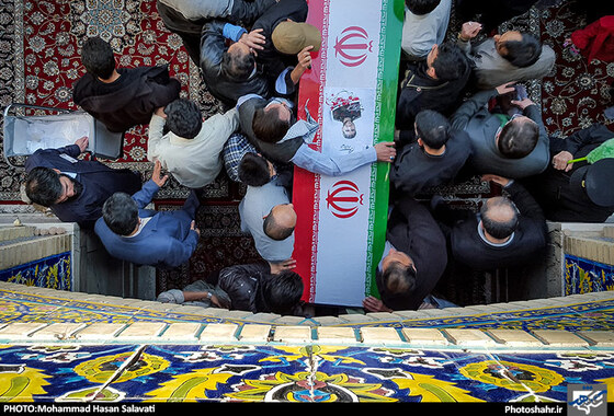 گزارش تصویری | تشییع پیکرهای مطهر شهیدان مدافع حرم قاجاریان و رضایی | عکس : محمد حسن صلواتی /شهرآرا