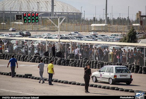 گزارش تصویری | مسابقات اتومبیلرانی سرعت جام شهدا | عکس : محمد حسن صلواتی /شهرآرا