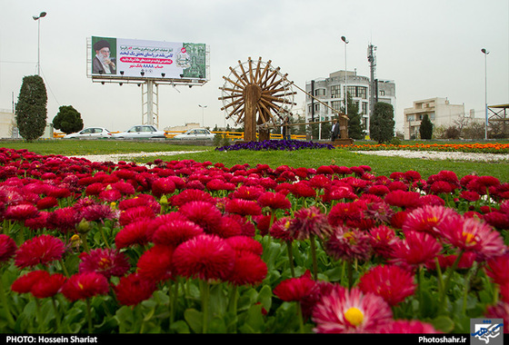 گزارش تصویری | المان های نوروزی در مشهد | عکس : حسین شریعت /شهرآرا