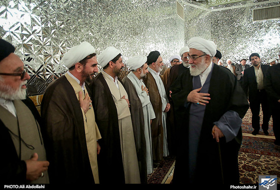 گزارش تصویری | مراسم معارفه مدیر جدید و اعضای شورای عالی حوزه علمیه خراسان | عکس : علی عبداللهی /شهرآرا