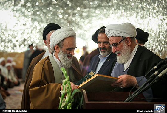 گزارش تصویری | مراسم معارفه مدیر جدید و اعضای شورای عالی حوزه علمیه خراسان | عکس : علی عبداللهی /شهرآرا