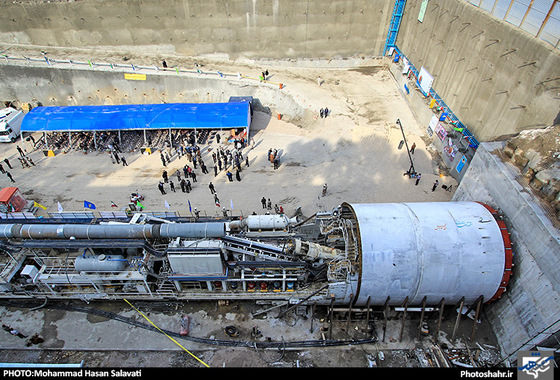 گزارش تصویری | آغاز عملیات حفاری خط 3 قطار شهری مشهد | عکس : محمد حسن صلواتی /شهرآرا