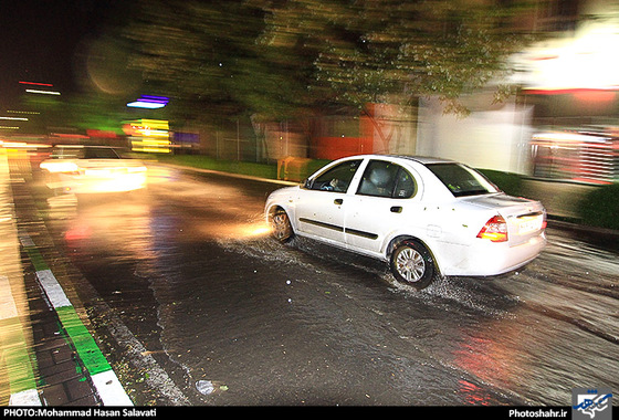 گزارش تصویری | آب گرفتگی خیابان های مشهد بعد از بارش شدید باران | عکس : محمد حسن صلواتی /شهرآرا