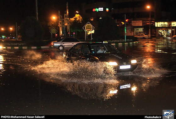گزارش تصویری | آب گرفتگی خیابان های مشهد بعد از بارش شدید باران | عکس : محمد حسن صلواتی /شهرآرا