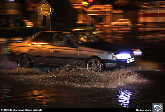 گزارش تصویری | آب گرفتگی خیابان های مشهد بعد از بارش شدید باران | عکس : محمد حسن صلواتی /شهرآرا