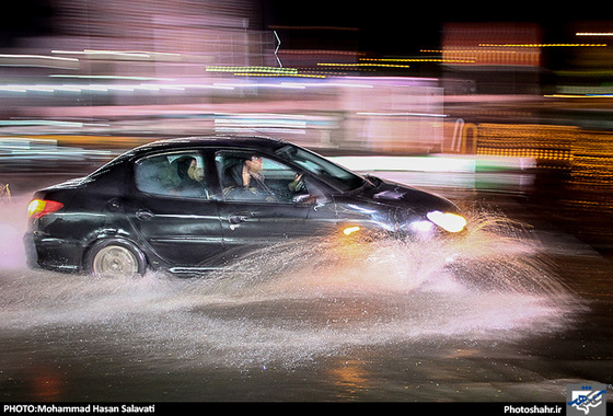 گزارش تصویری | آب گرفتگی خیابان های مشهد بعد از بارش شدید باران | عکس : محمد حسن صلواتی /شهرآرا