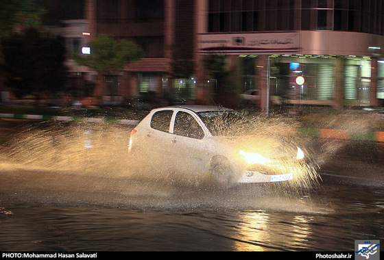 گزارش تصویری | آب گرفتگی خیابان های مشهد بعد از بارش شدید باران | عکس : محمد حسن صلواتی /شهرآرا