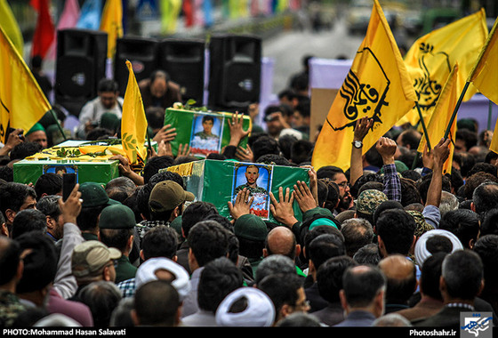 گزارش تصویری | تشییع پیکر مطهر 4 شهید مدافع حرم در مشهد | عکاس : محمد حسن صلواتی /شهرآرا