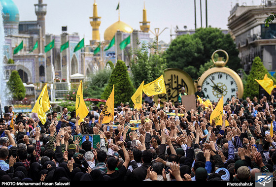 گزارش تصویری | تشییع پیکر مطهر 4 شهید مدافع حرم در مشهد | عکاس : محمد حسن صلواتی /شهرآرا