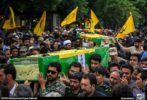 گزارش تصویری | تشییع پیکر مطهر 4 شهید مدافع حرم در مشهد | عکاس : محمد حسن صلواتی /شهرآرا