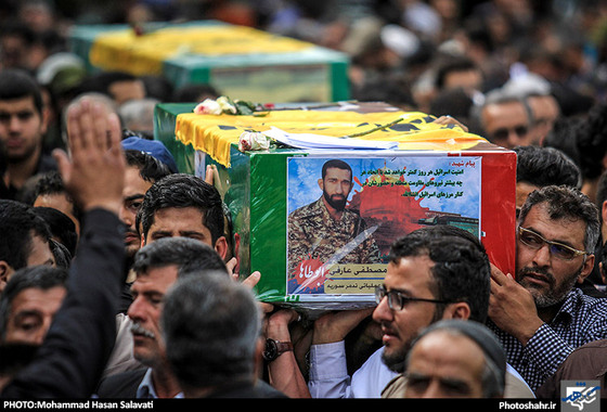 گزارش تصویری | تشییع پیکر مطهر 4 شهید مدافع حرم در مشهد | عکاس : محمد حسن صلواتی /شهرآرا