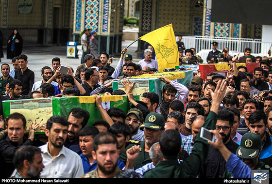 گزارش تصویری | تشییع پیکر مطهر 4 شهید مدافع حرم در مشهد | عکاس : محمد حسن صلواتی /شهرآرا