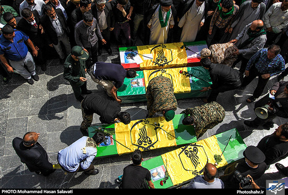 گزارش تصویری | تشییع پیکر مطهر 4 شهید مدافع حرم در مشهد | عکاس : محمد حسن صلواتی /شهرآرا