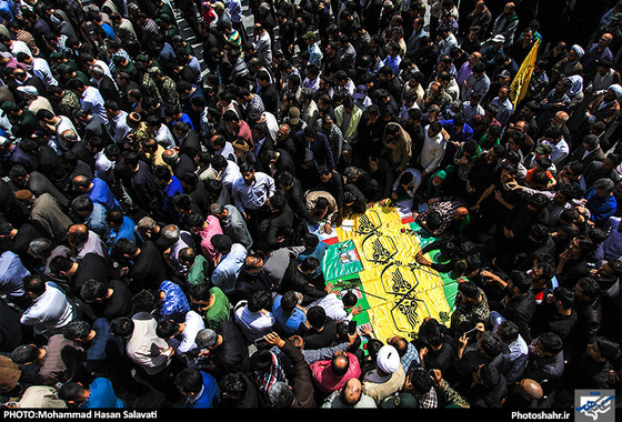 گزارش تصویری | تشییع پیکر مطهر 4 شهید مدافع حرم در مشهد | عکاس : محمد حسن صلواتی /شهرآرا