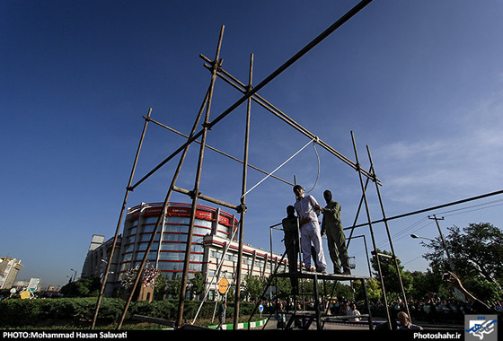 گزارش تصویری | اجرای حکم قصاص قاتل طلافروشی در مشهد | عکاس : محمد حسن صلواتی / شهرآرا