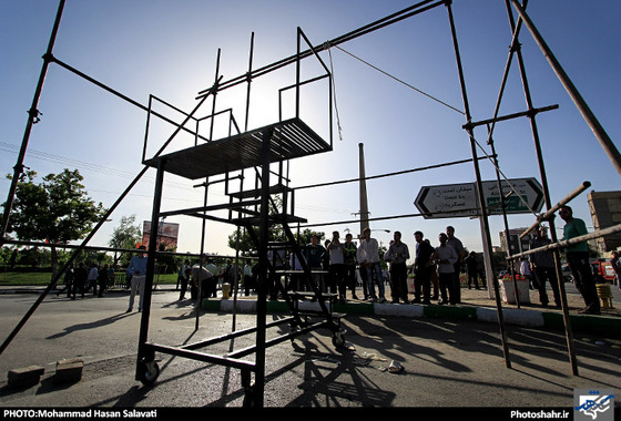 گزارش تصویری | اجرای حکم قصاص قاتل طلافروشی در مشهد | عکاس : محمد حسن صلواتی / شهرآرا