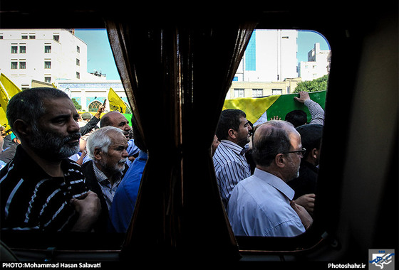 گزارش تصویری | تشییع پیکر مطهر 8 شهید مدافع حرم در مشهد | عکاس : محمد حسن صلواتی /شهرآرا