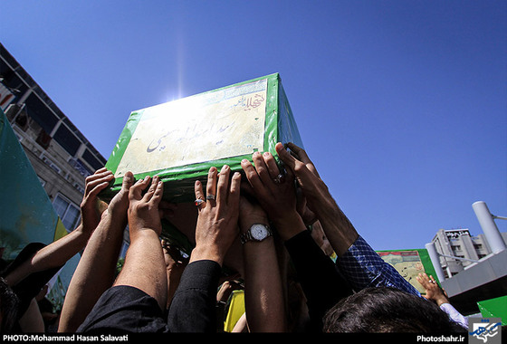 گزارش تصویری | تشییع پیکر مطهر 8 شهید مدافع حرم در مشهد | عکاس : محمد حسن صلواتی /شهرآرا