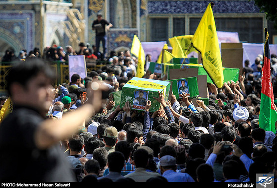 گزارش تصویری | تشییع پیکر مطهر 8 شهید مدافع حرم در مشهد | عکاس : محمد حسن صلواتی /شهرآرا