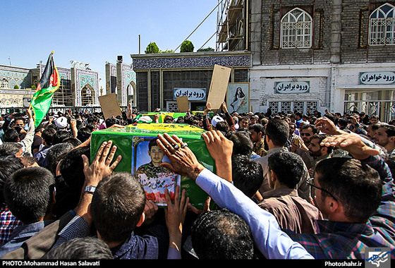 گزارش تصویری | تشییع پیکر مطهر 8 شهید مدافع حرم در مشهد | عکاس : محمد حسن صلواتی /شهرآرا