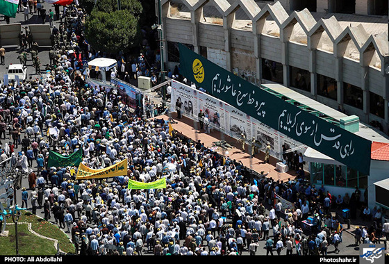 گزارش تصویری | راهپیمایی روز جهانی قدس در مشهد | عکاس: علی عبداللهی /شهرآرا