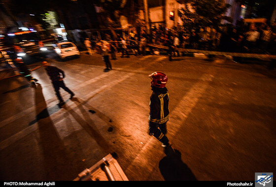 گزارش تصویری | آتش سوزی گسترده در برج سلمان مشهد | عکاس : محمد عقیلی /شهرآرا