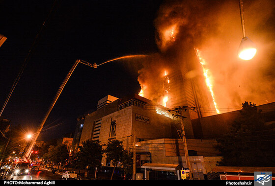 گزارش تصویری | آتش سوزی گسترده در برج سلمان مشهد | عکاس : محمد عقیلی /شهرآرا