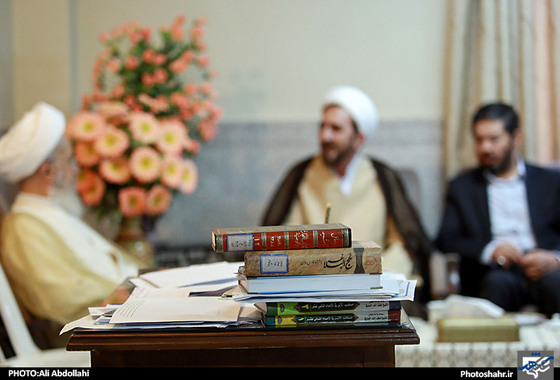 گزارش تصویری | دیدار آیت الله مکارم شیرازی با مسئولان دادگستری مشهد | عکاس : علی عبداللهی /شهرآرا 