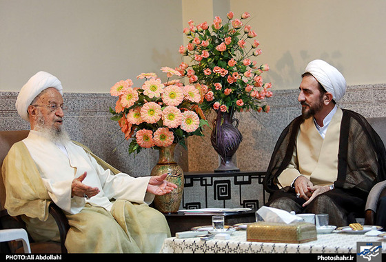 گزارش تصویری | دیدار آیت الله مکارم شیرازی با مسئولان دادگستری مشهد | عکاس : علی عبداللهی /شهرآرا 