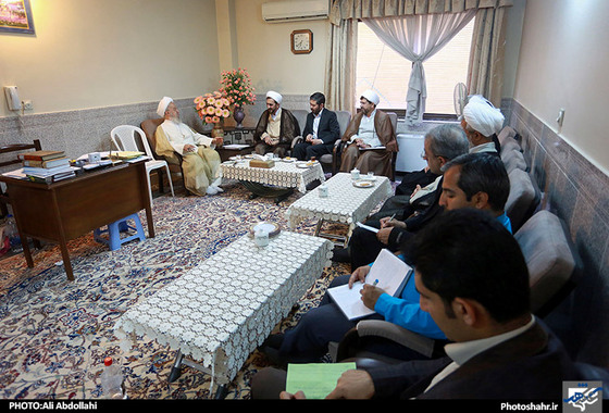 گزارش تصویری | دیدار آیت الله مکارم شیرازی با مسئولان دادگستری مشهد | عکاس : علی عبداللهی /شهرآرا 