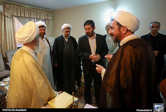 گزارش تصویری | دیدار آیت الله مکارم شیرازی با مسئولان دادگستری مشهد | عکاس : علی عبداللهی /شهرآرا 